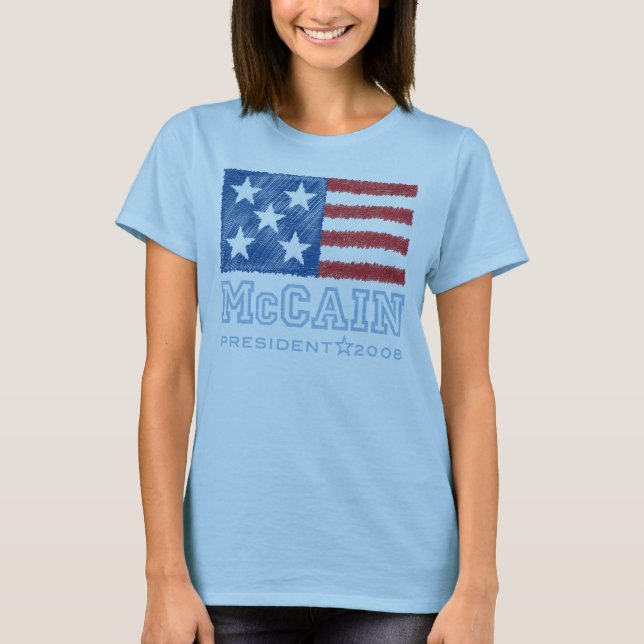 McCAIN Flag T-shirt (Front)