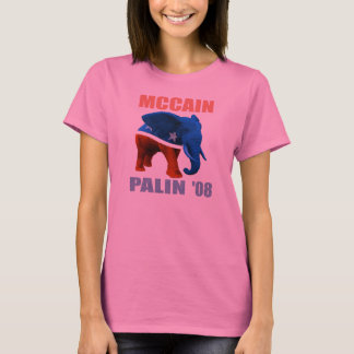 McCain Palin '08 Rep. Long Sleeve Womens Shirt