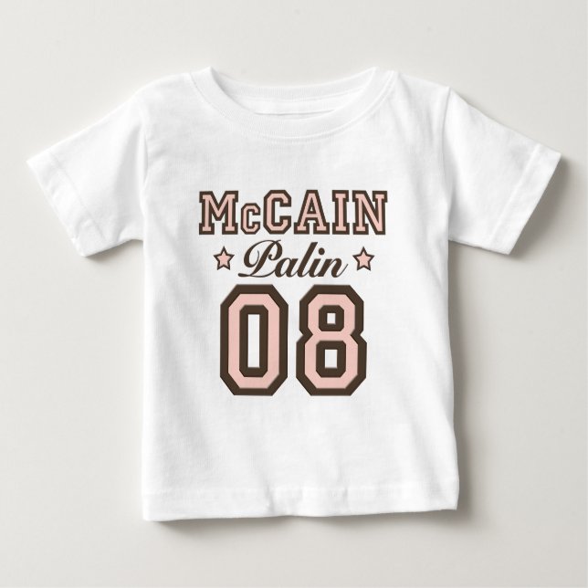 McCain Palin 08 Toddler Long Sleeve Tee Shirt (Front)