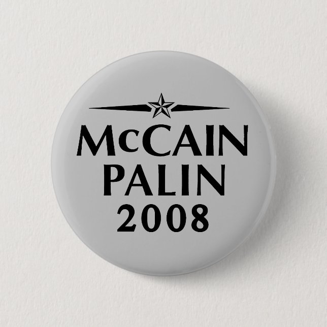 McCain Palin 2008 Button (Front)