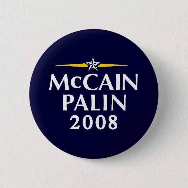 McCain Palin 2008 Button (Front)