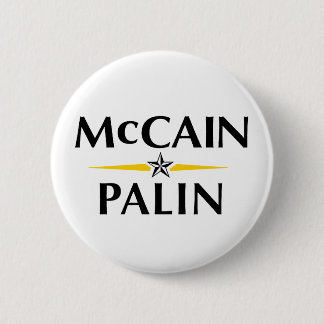 MCCAIN PALIN 2008 PINBACK BUTTON