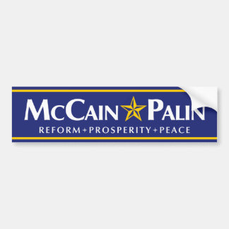 McCain-Palin Bumper Sticker