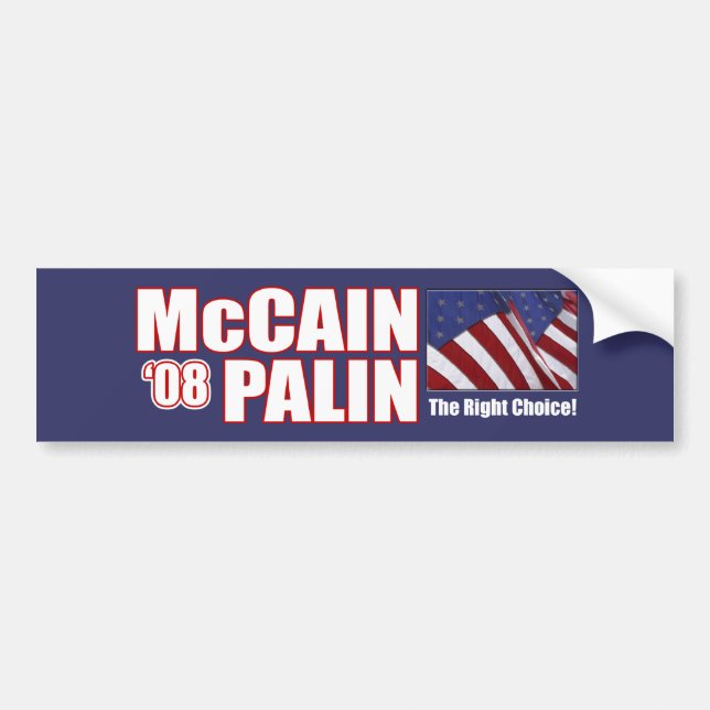 McCain Palin Bumper Stickers (Front)