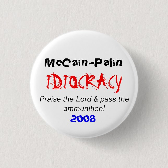 McCain/Palin Button (Front)