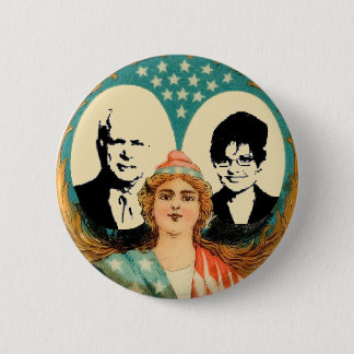 McCain Palin Retro Button