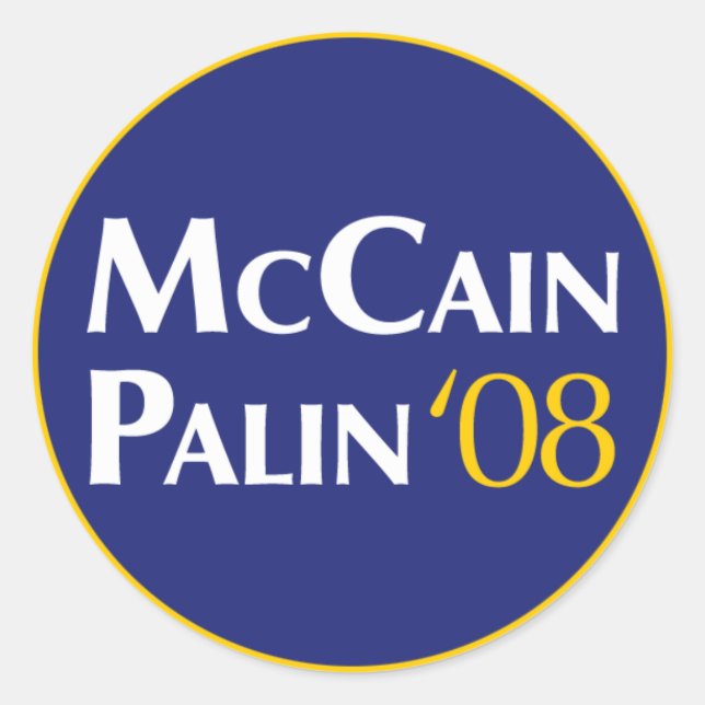 McCain-Palin Sticker (Front)