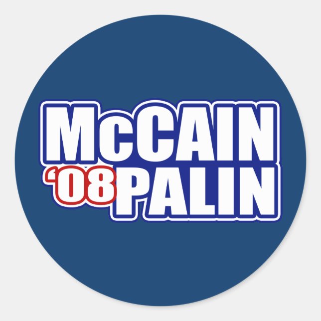 McCain Palin Stickers (Front)