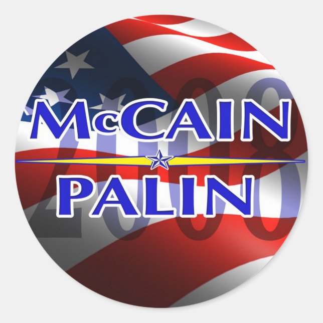Mccain Palin Stickers (Front)