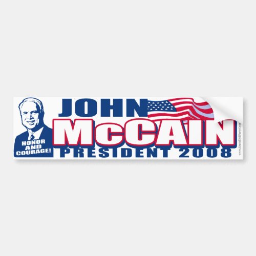 McCain President 2008 Bumper Sticker