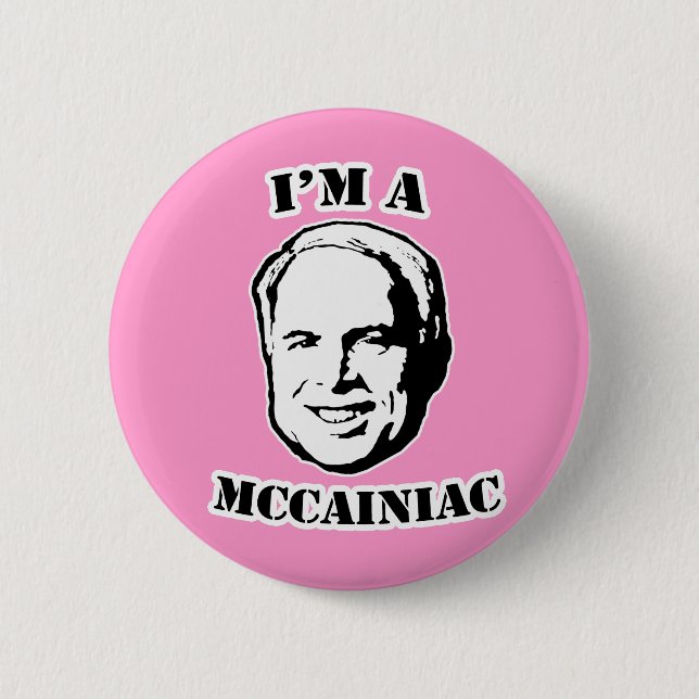 McCainiac Button (Front)