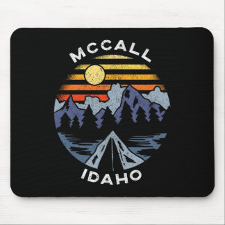 Mccall Idaho Mountains Vacation Camping Souvenir Mouse Pad