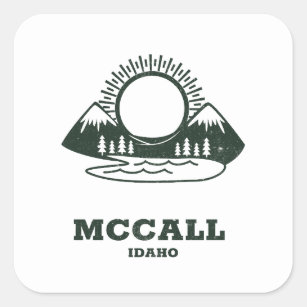 McCall - Idaho Square Sticker