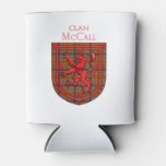 Mccall Tartan Scottish Plaid Lion Rampant Can Cooler at Zazzle