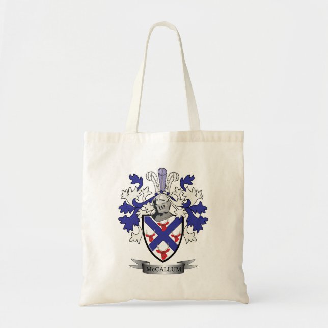McCallum Family Crest Coat of Arms Tote Bag (Front)