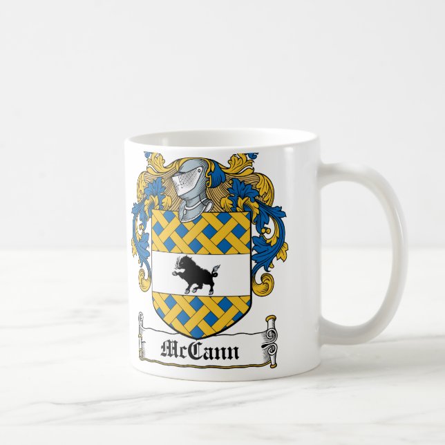 McCann Family Crest Coffee Mug (Right)