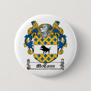 McCann Family Crest Pinback Button