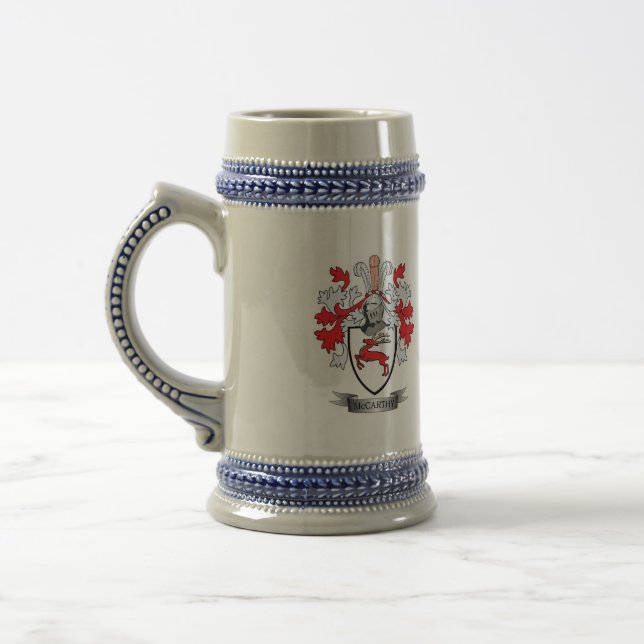 McCarthy Coat of Arms Beer Stein (Left)