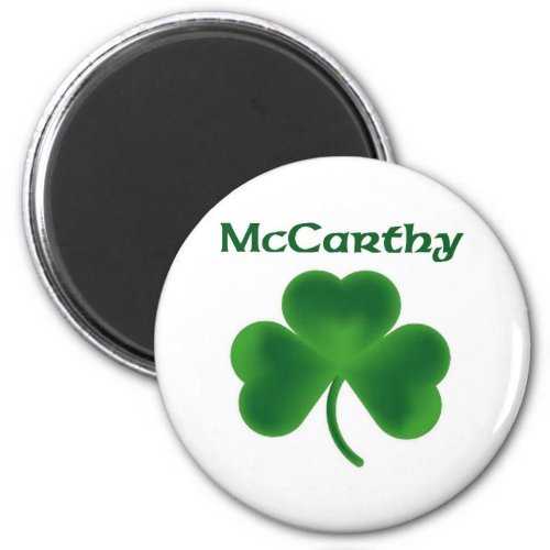 McCarthy Shamrock Magnet