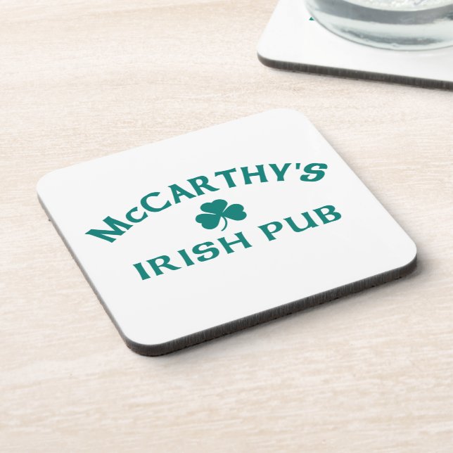 McCarthy's Irish Pub  Beverage Coaster (Left Side)