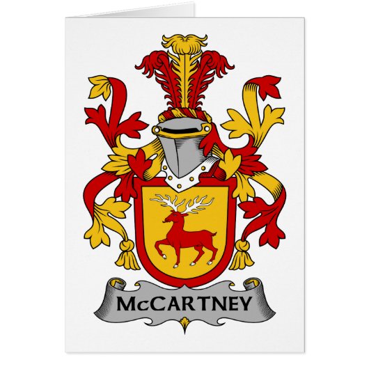 McCartney Family Crest Cards (Front)