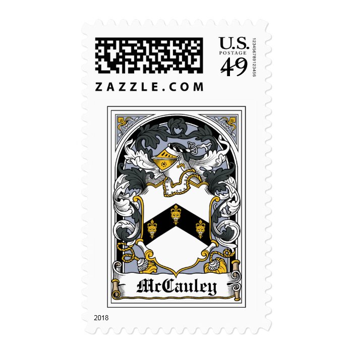 McCauley Family Crest Postage