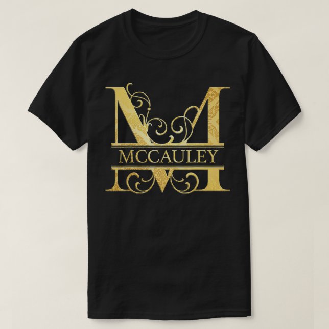 Mccauley Name  T-Shirt (Design Front)