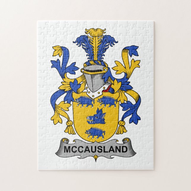 McCausland Family Crest Jigsaw Puzzle (Vertical)