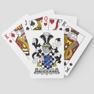 McClave Family Crest Poker Cards