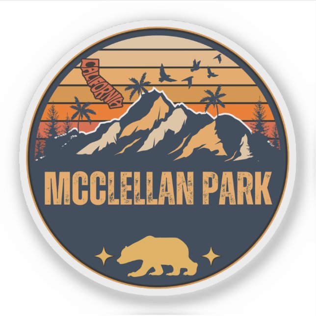 McClellan Park, California Sticker (Front)