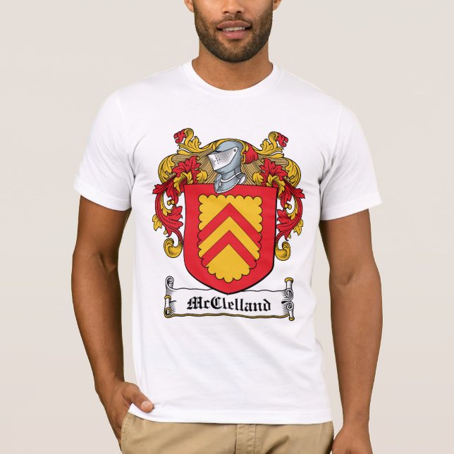 McClelland Family Crest T-Shirt (Front)