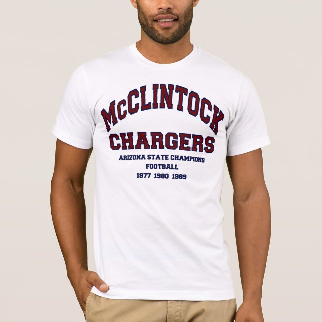 McClintock Chargers T-Shirt (Front)