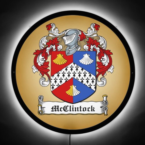 McClintock Coat of Arms LED Sign