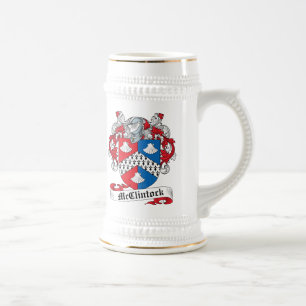 McClintock Family Crest Beer Stein