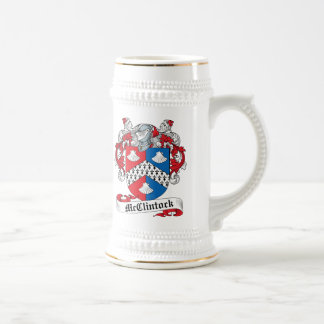 McClintock Family Crest Beer Stein