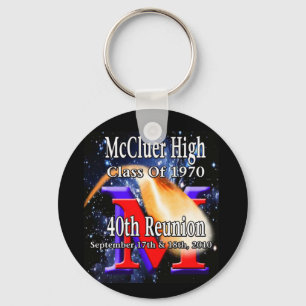 McCluer High Class of '70 40th Reunion keychain