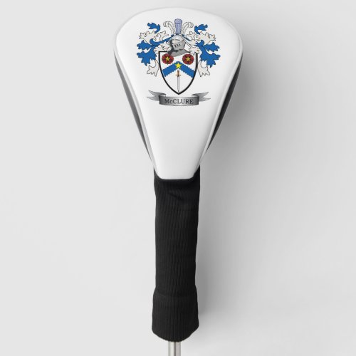 McClure Family Crest Coat of Arms Golf Head Cover
