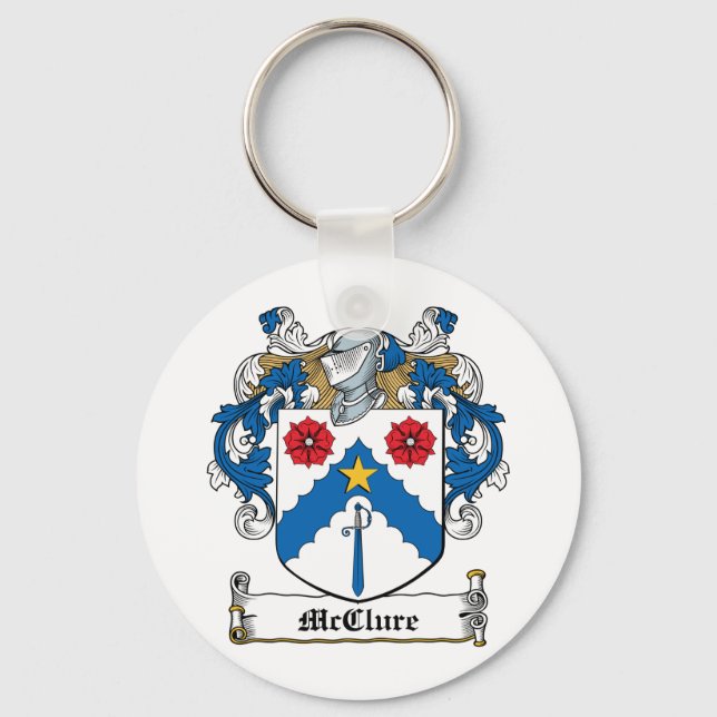 McClure Family Crest Keychain (Front)