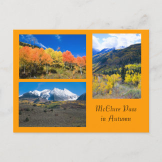 McClure Pass in Autumn Colorado Postcard