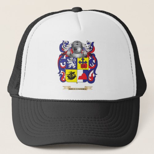 McConnel Coat of Arms Family Crest Trucker Hat