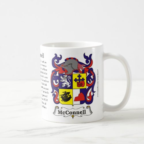 McConnell Family Coat of Arms Mug