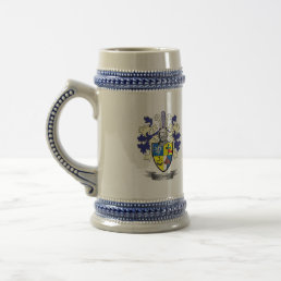McConnell Family Crest Coat of Arms Beer Stein