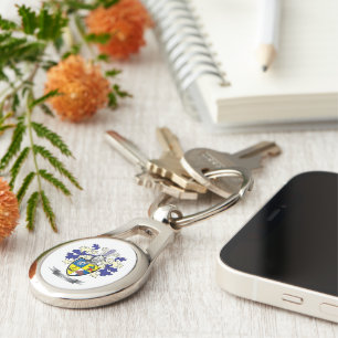 McConnell Family Crest Coat of Arms Keychain