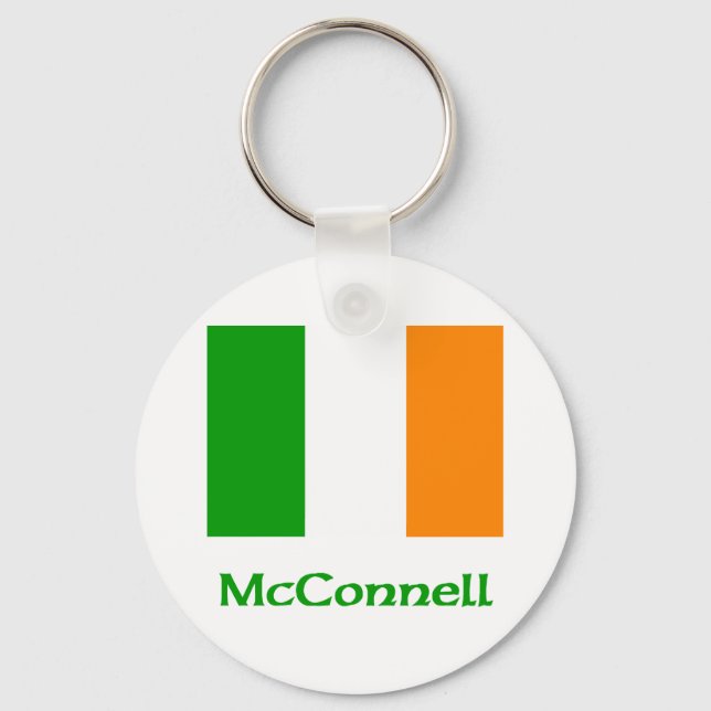 McConnell Irish Flag Keychain (Front)