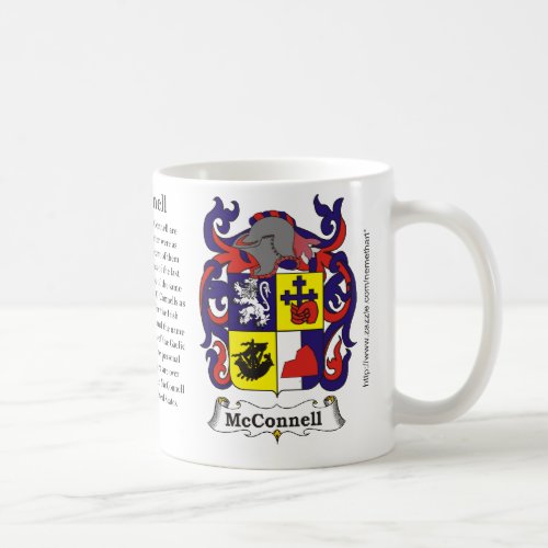 McConnell the origin meaning and the crest Coffee Mug
