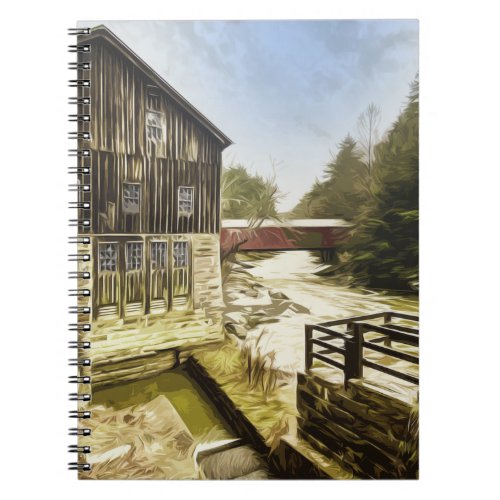 MCCONNELLS MILL STATE PARK _ PENNSYLVANIA USA NOTEBOOK