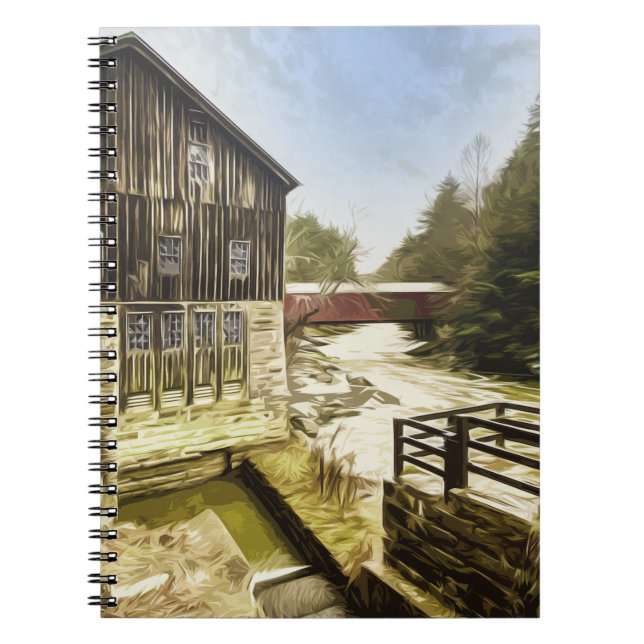 MCCONNELLS MILL STATE PARK - PENNSYLVANIA USA NOTEBOOK (Front)