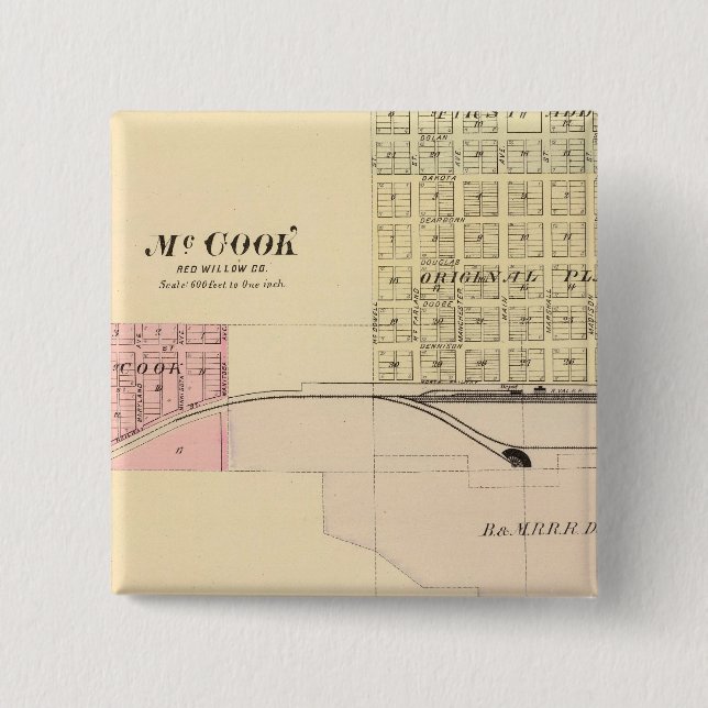 McCook, Nebraska Button (Front)
