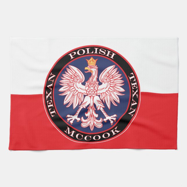 McCook Polish Texan Kitchen Towel (Horizontal)