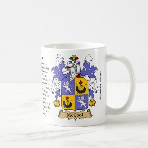McCool Family Coat of Arms Coffee Mug